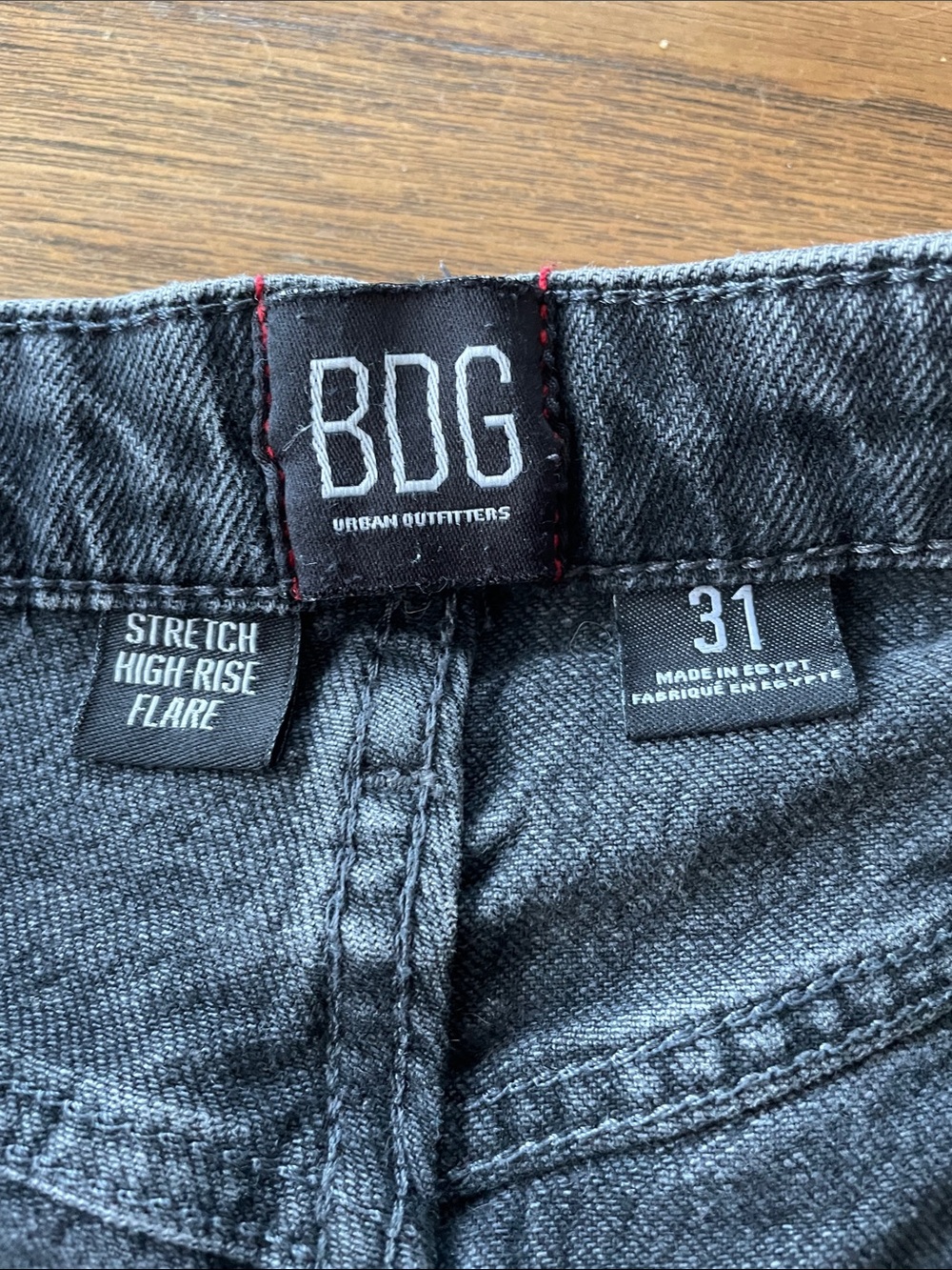 BDG Black Washed Distressed Straight-Leg Jeans - Picture 5 of 5